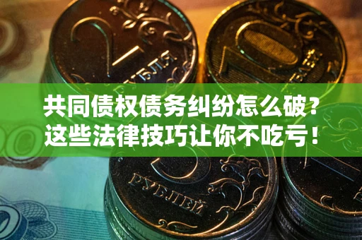 北京共同债权债务纠纷怎么破？这些法律技巧让你不吃亏！