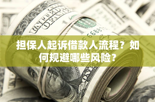 北京担保人起诉借款人流程？如何规避哪些风险？