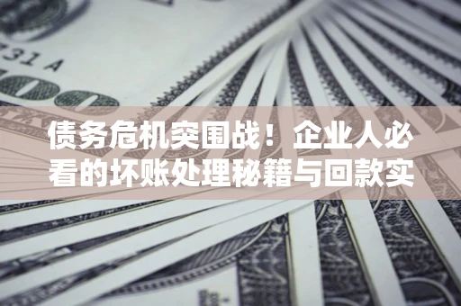 北京债务危机突围战！企业人必看的坏账处理秘籍与回款实战指南